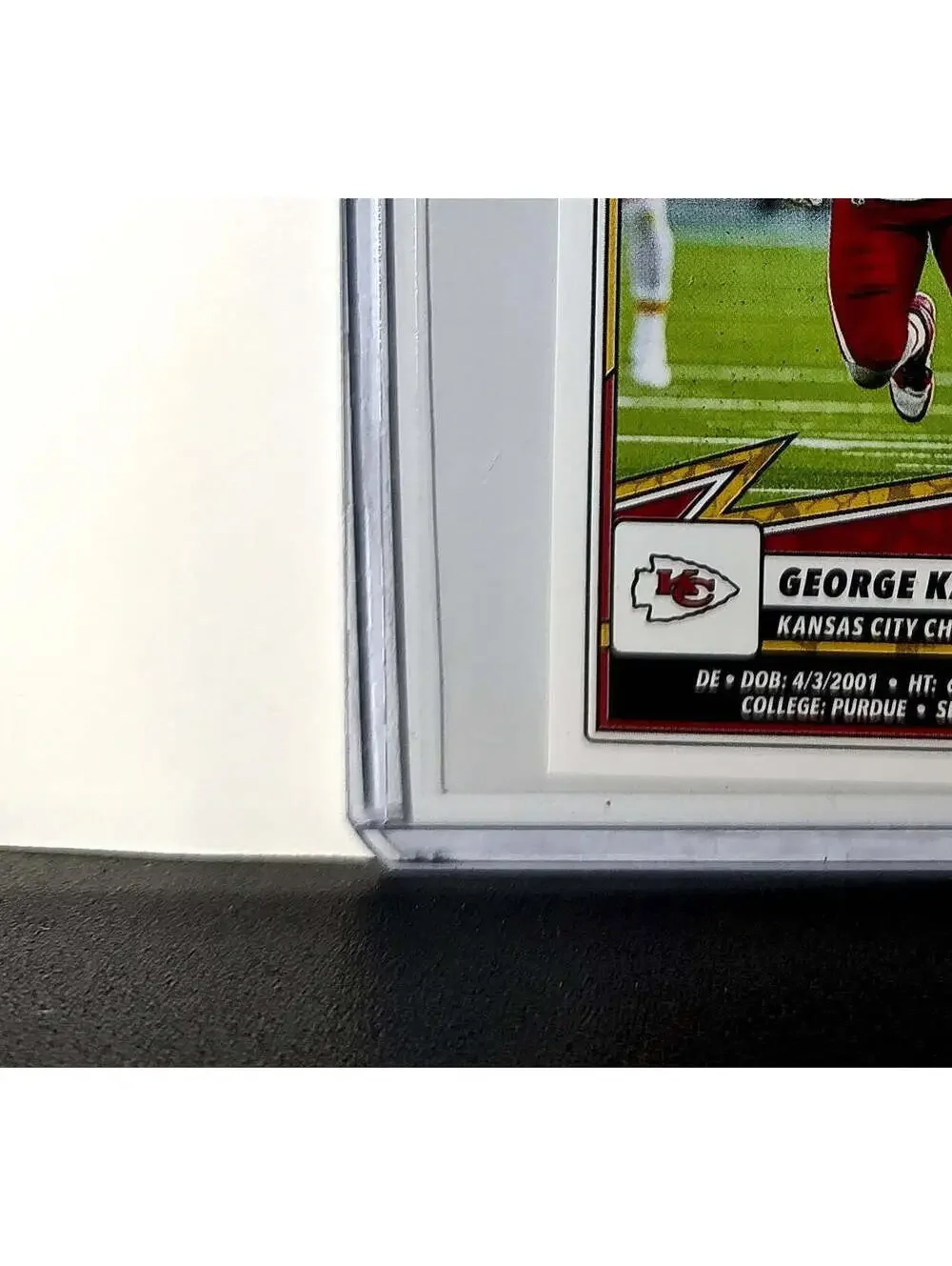 George Karrlaftis 2025 Panini NFL #256 Sticker Kansas City Chiefs